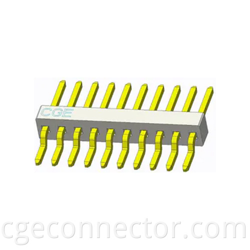 1.27 Single-row reclining patch Pin Header Connector